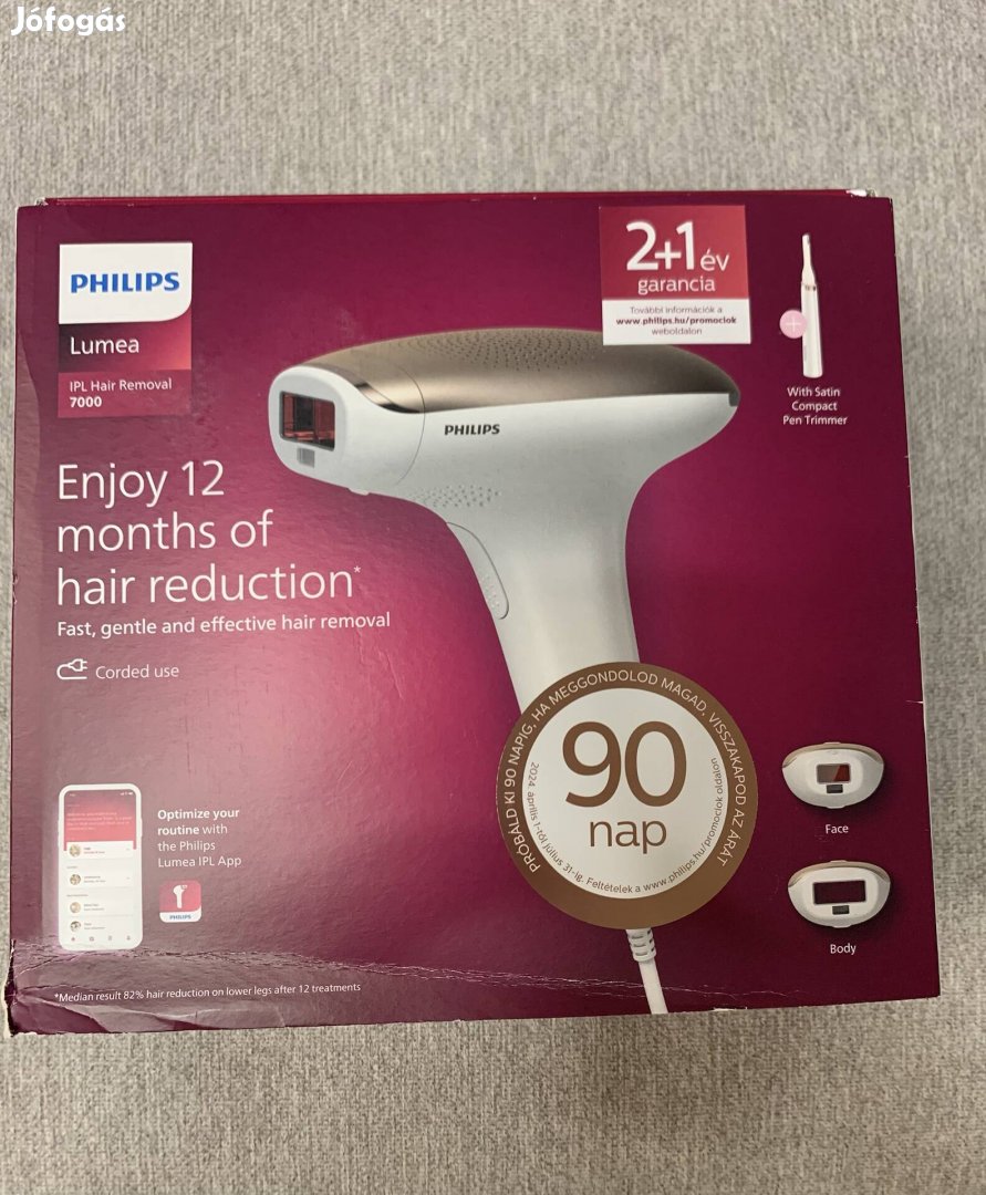 Philips Lumea 7000 szőrtelenítő