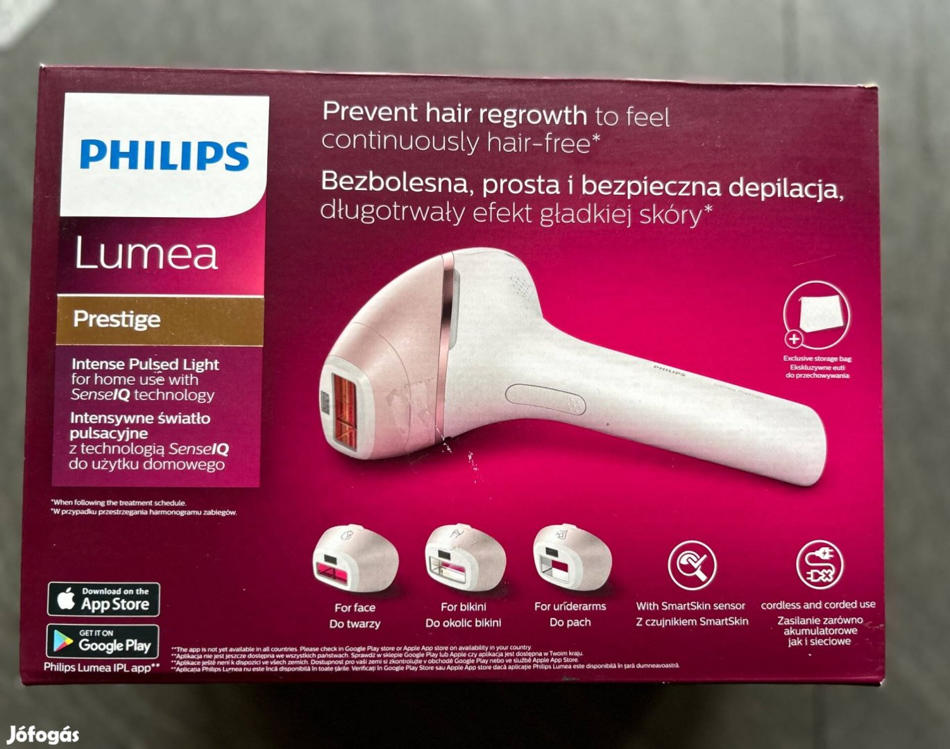 Philips Lumea Prestige IPL szőrtelenítő