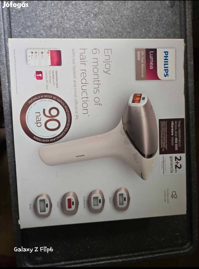 Philips Lumea lézeres szőrtelenítő