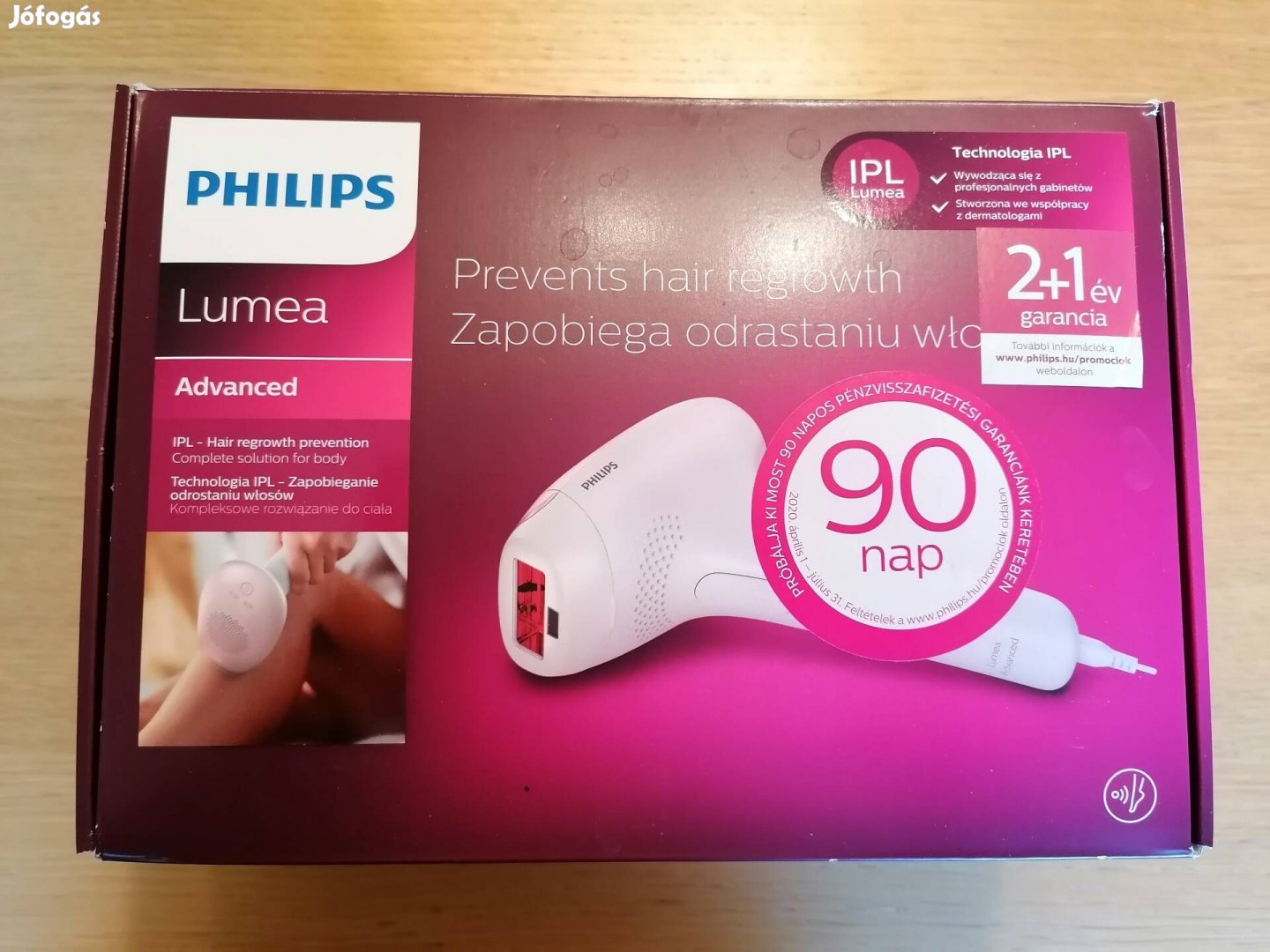 Philips Lumea villanófényes szőrtelenítő 