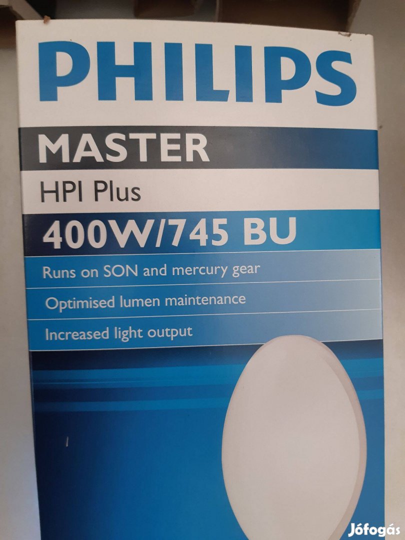 Philips Master HPI Pius 400W/745 BU fémhalogén ízzó