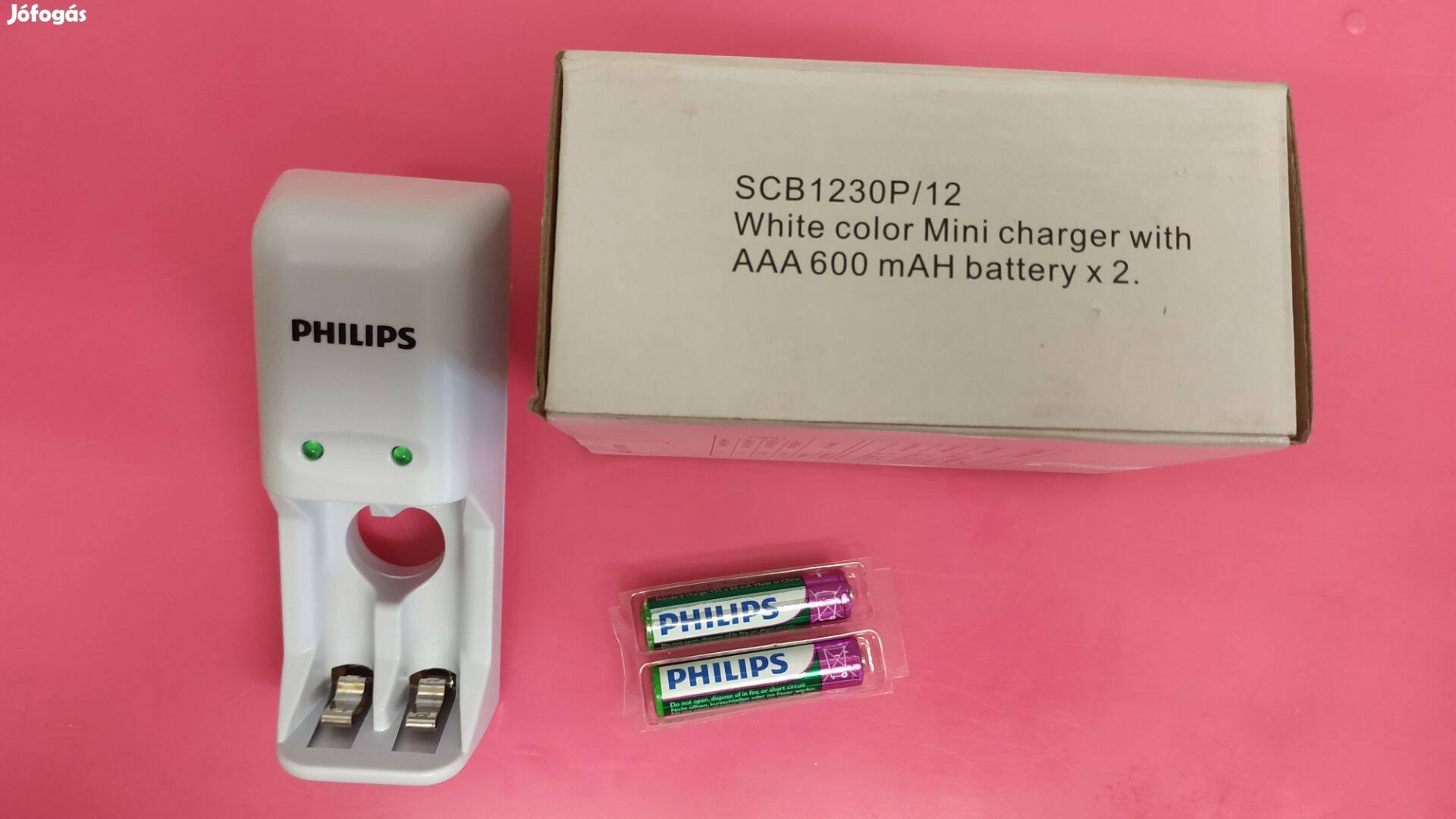 Philips Mini akku töltő + akkuk