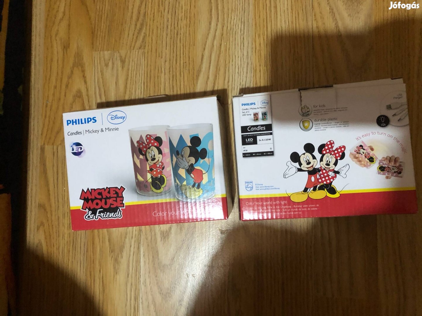 Philips Minnie Mickey LED-es asztali mécses mécsesek