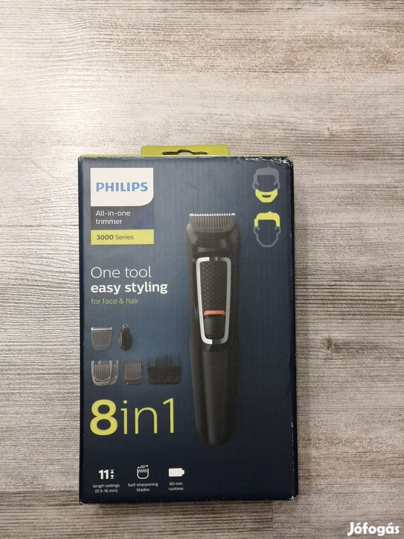 Philips Multigroom MG3730 / 15, 8 az 1-ben szakáll- és hajvágó