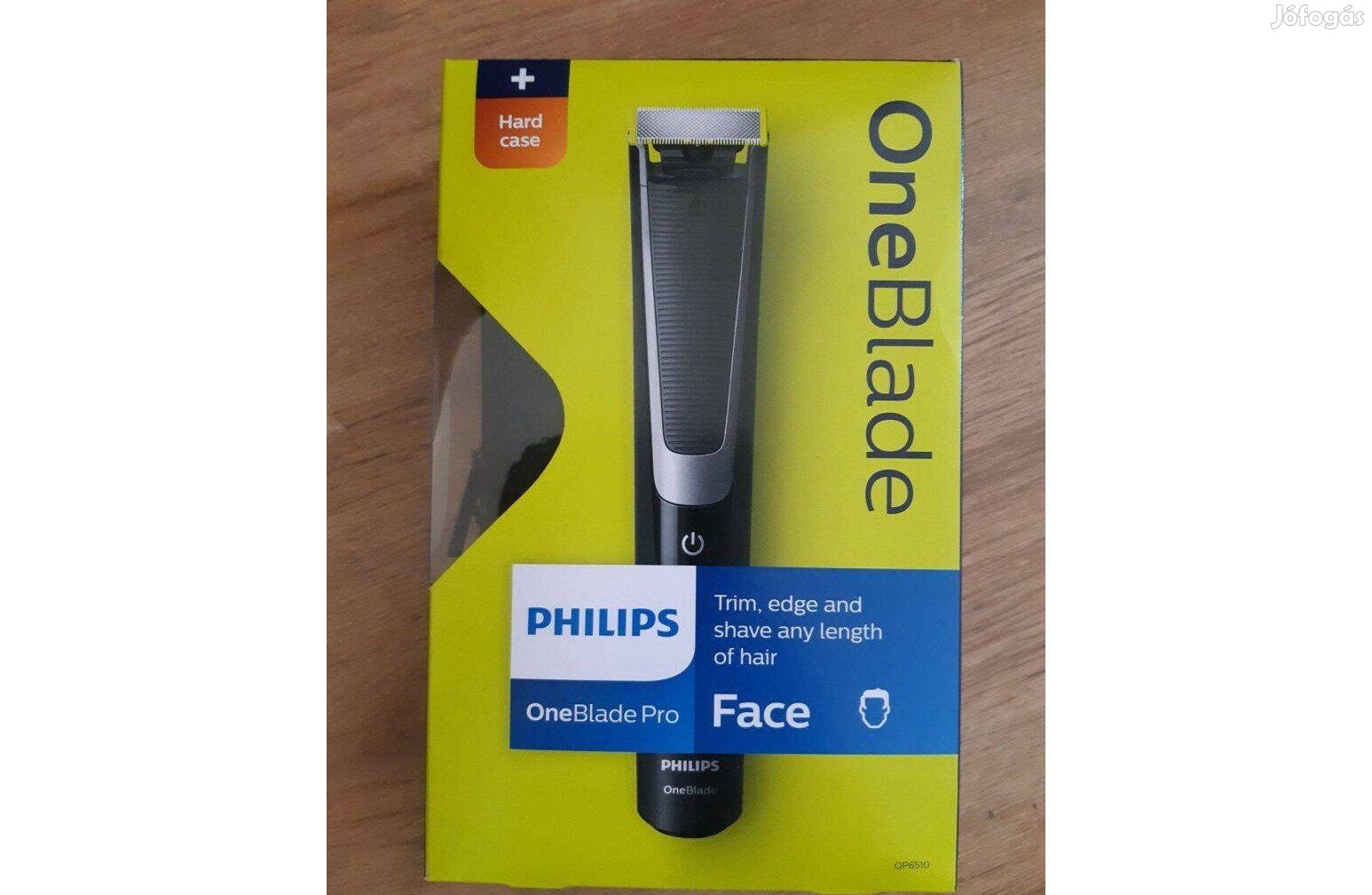 Philips Oneblade Pro Arc QP6510/64 hibrid borotva szett, táskával