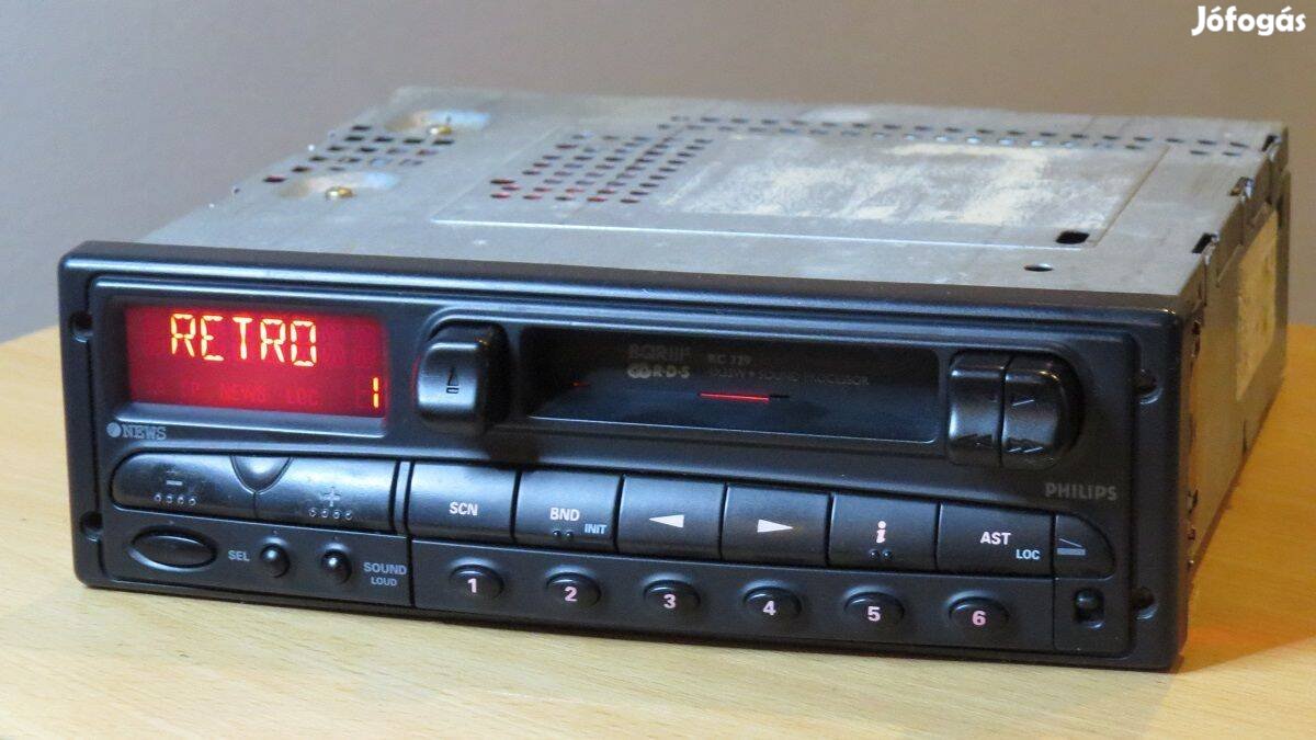 Philips RC 329 rádió magnó autórádió fejegység