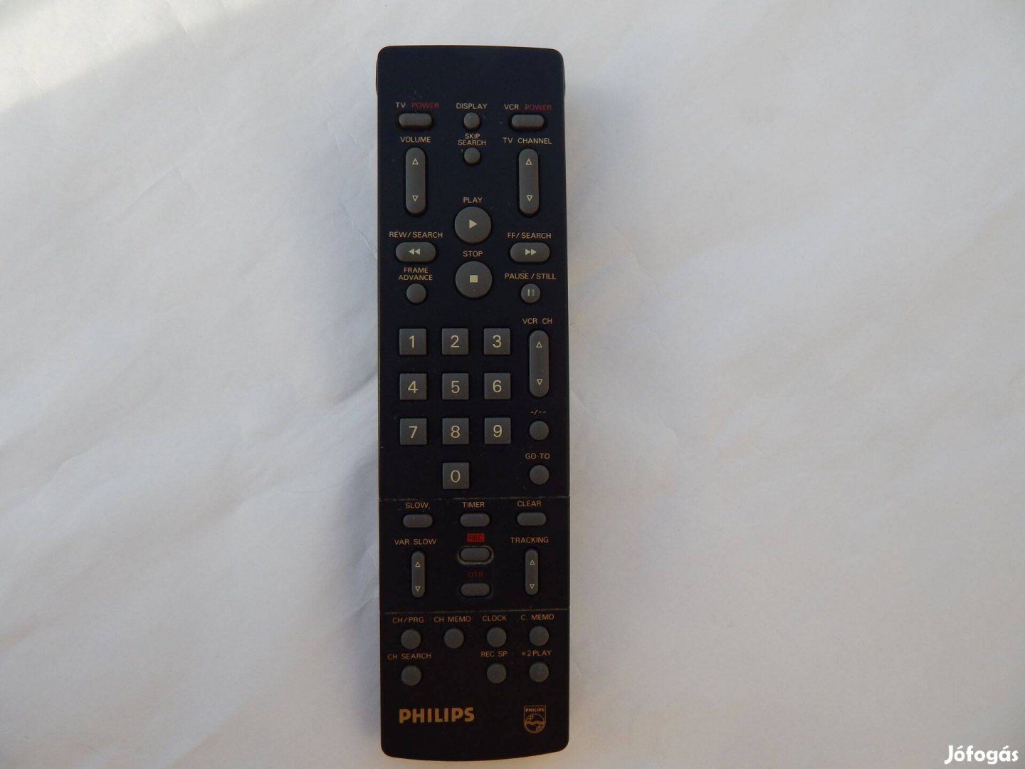 Philips RT442/53 Tipusú VHS Videó és Tv Távkapcsoló Eredeti