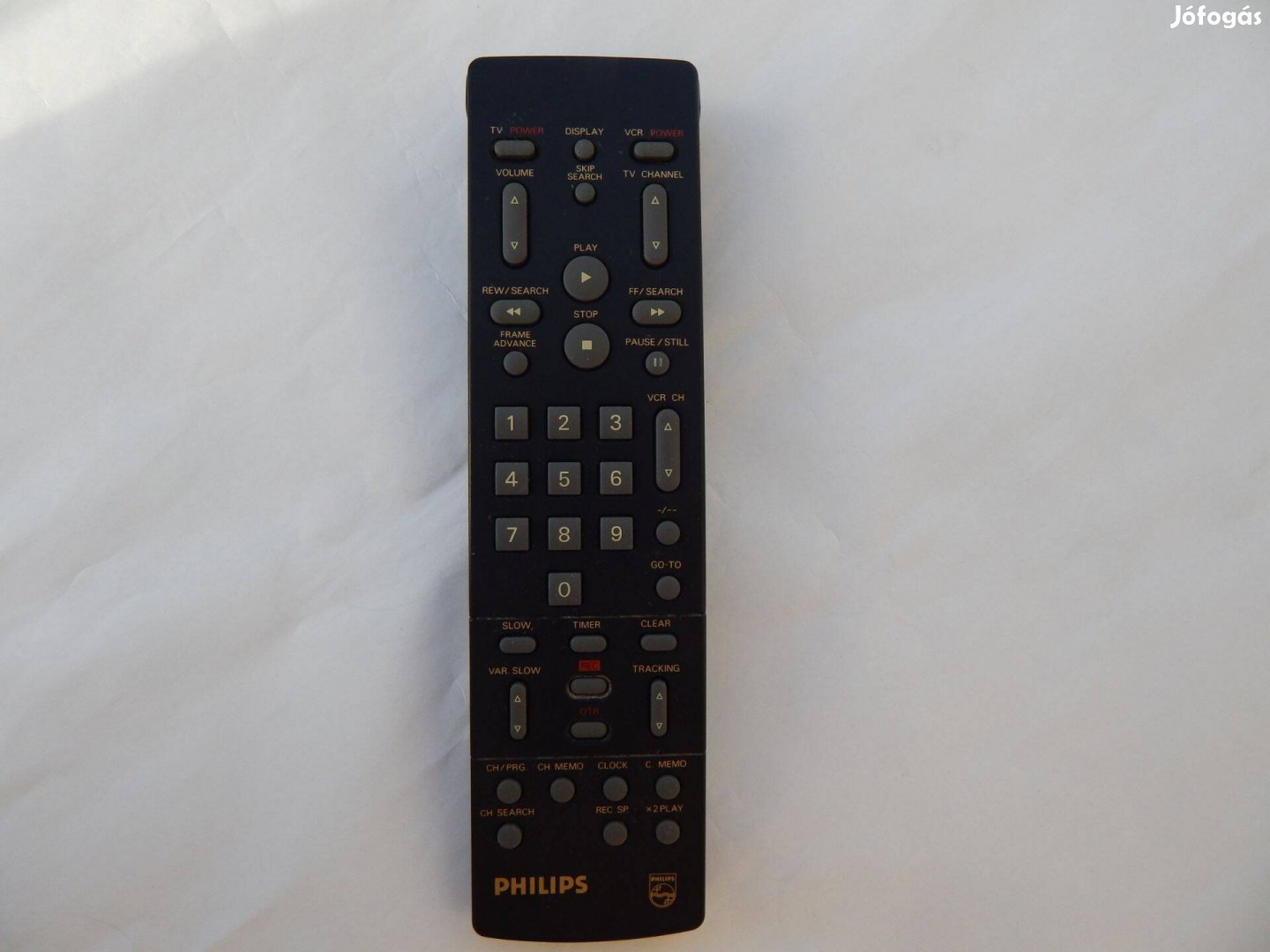 Philips RT442/53 VHS / TV Távirányítója Távkapcsoló Eredeti