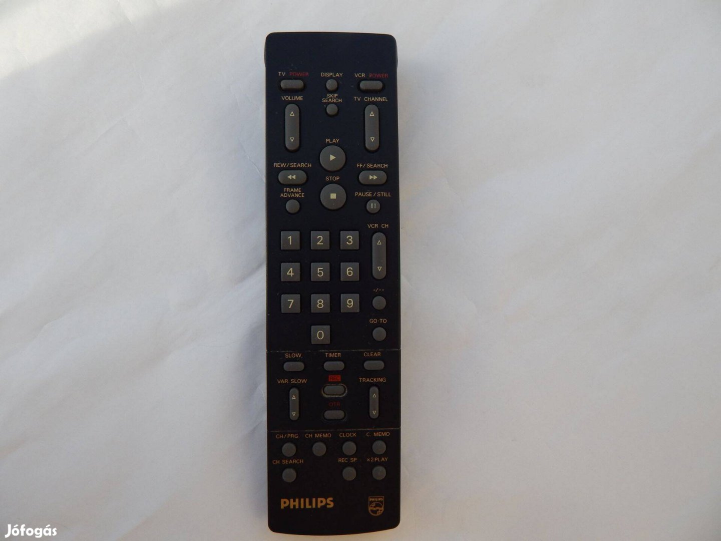 Philips RT442/53 VHS / TV Távirányítója Távkapcsoló Eredeti