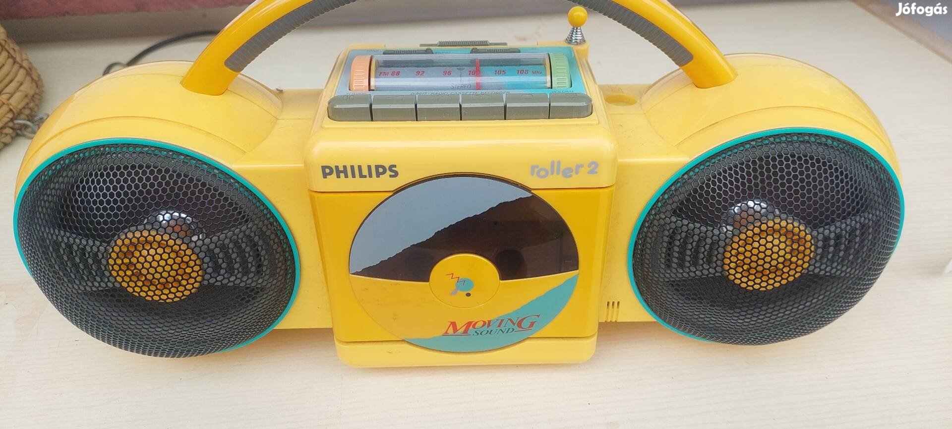 Philips Roller design rádiósmagnó