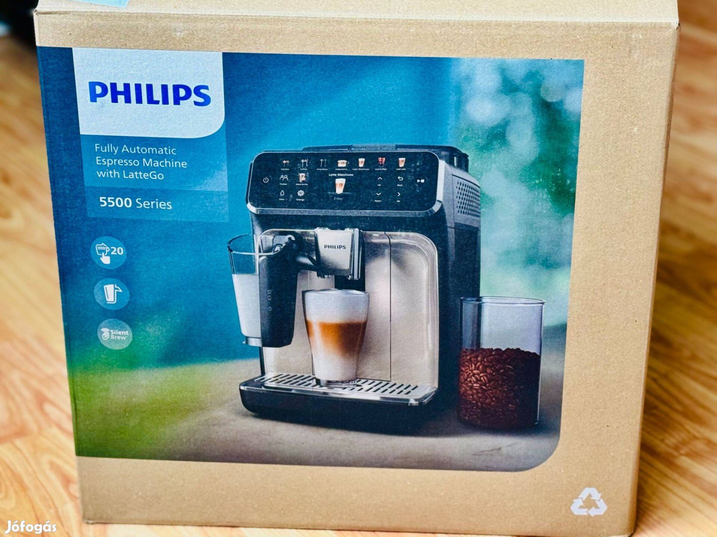 Philips Series 5500 Lattego EP5545/70 Automata kávéfőző 2 év gari