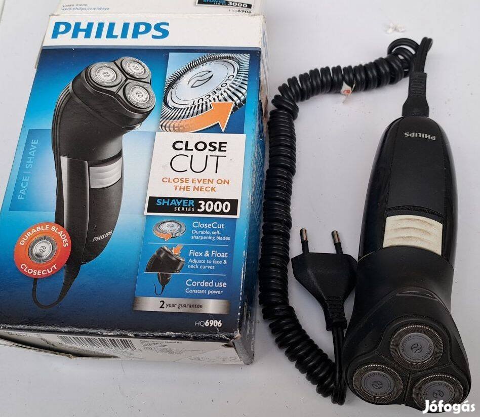 Philips Shaver 3000 nedves és száraz elektromos borotva