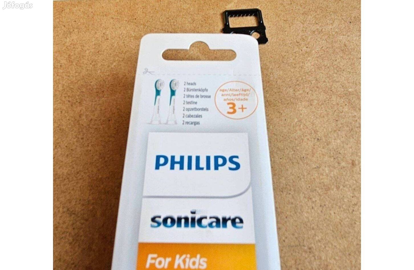 Philips Sonicare 2 db os gyerek csere fej új