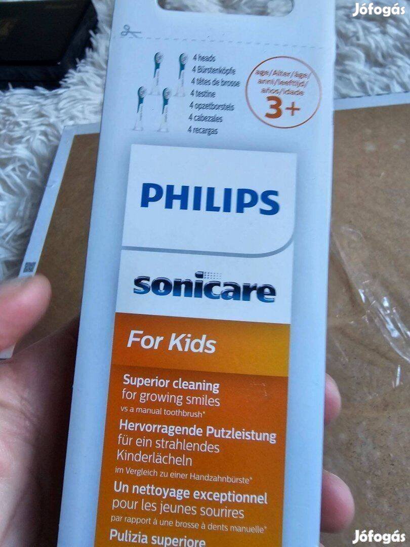 Philips Sonicare 4 db os gyerek csere fej új dobozos Ha szeretnéd a te