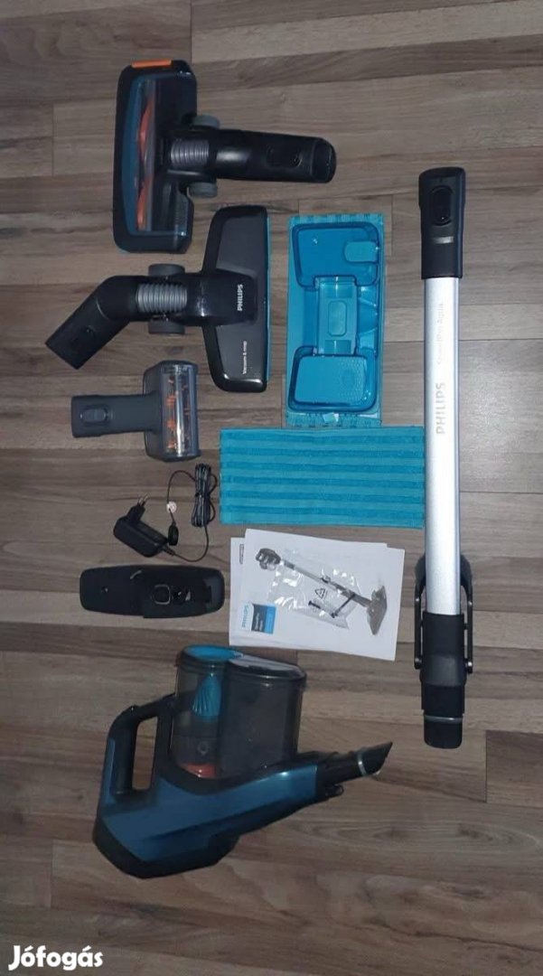 Philips Speedpro Aqua vezeték nélküli porszívófelmosómorzsap
