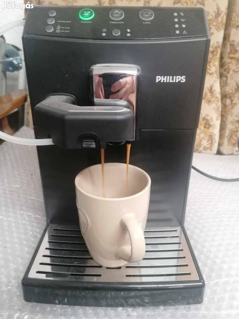 Philips Tejtartályos 3 Gombos kávégép 