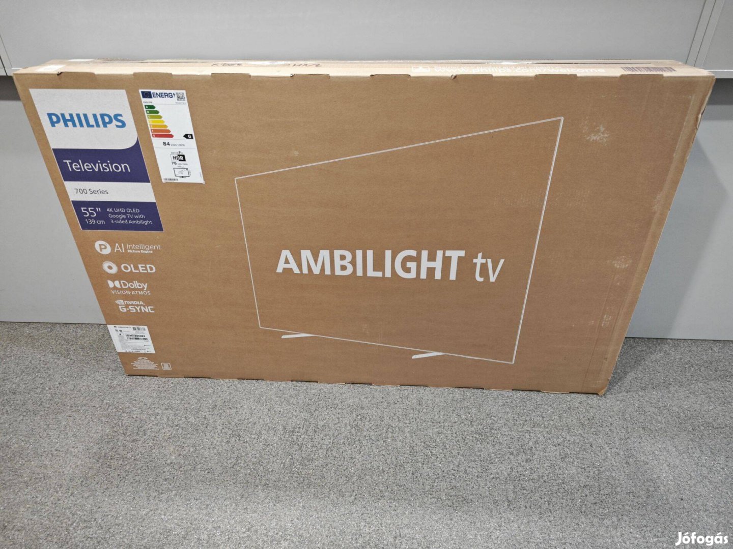 Philips Új Bontatlan 139cm es OLED TV 430e helyett 350e ért eladó!