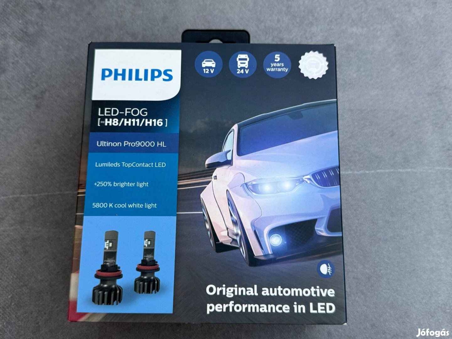 Philips Ultinon Pro9000 HL H8 H11 H16 foglalatú LED ködfényszóró