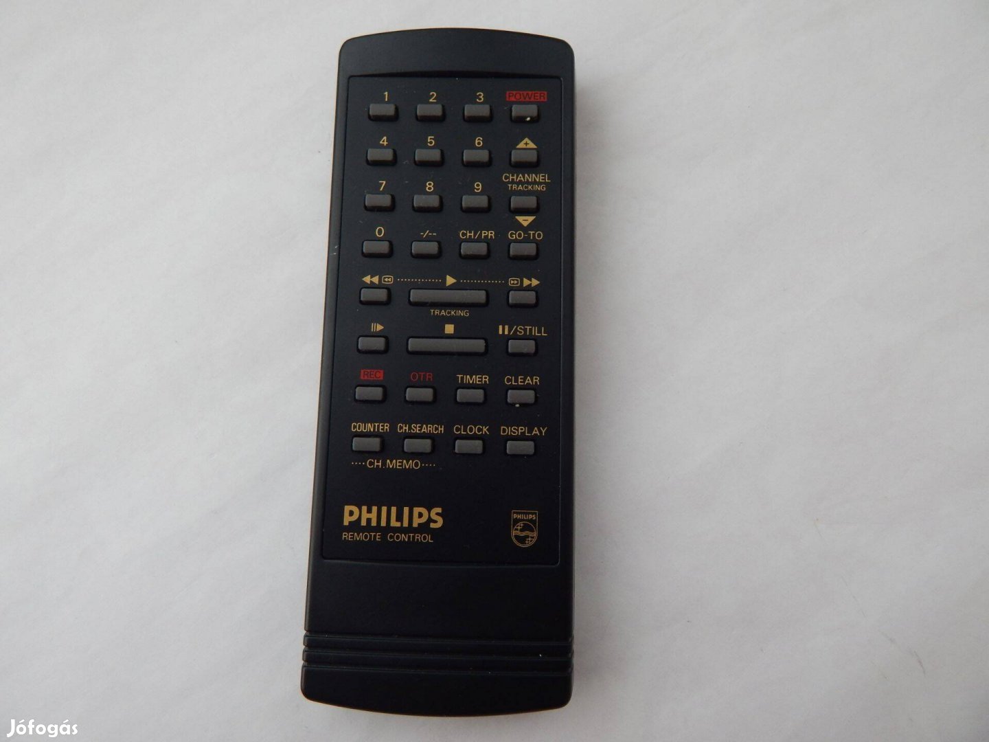 Philips VHS Videó Távirányító Gur64EC10806 Tipusú Eredeti