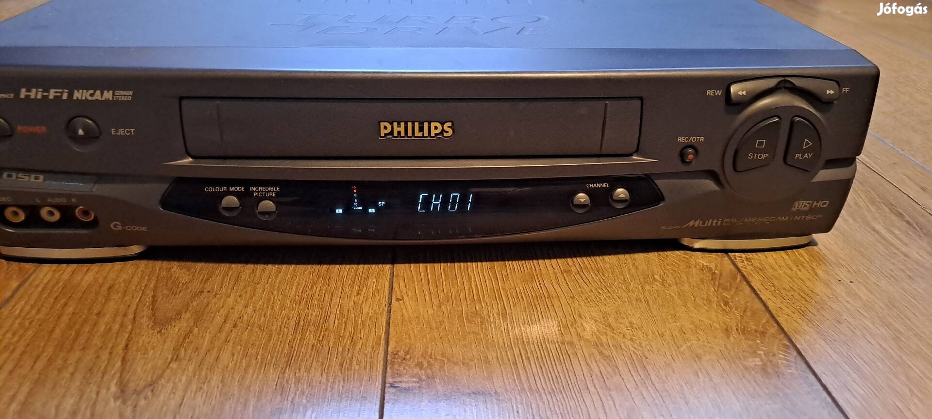 Philips VR797/55 hifi sztereó 6 fejes videómagnó