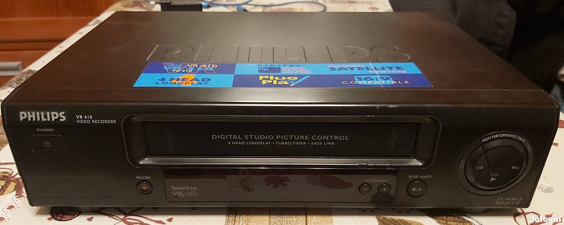 Philips VR 410 Video Recorder / Felvevő, Hibás!