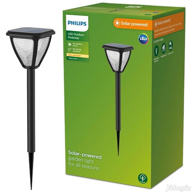 Philips Vapora napelemes sétányvilágító LED lámpa, 54cm, 2700K, IP44,