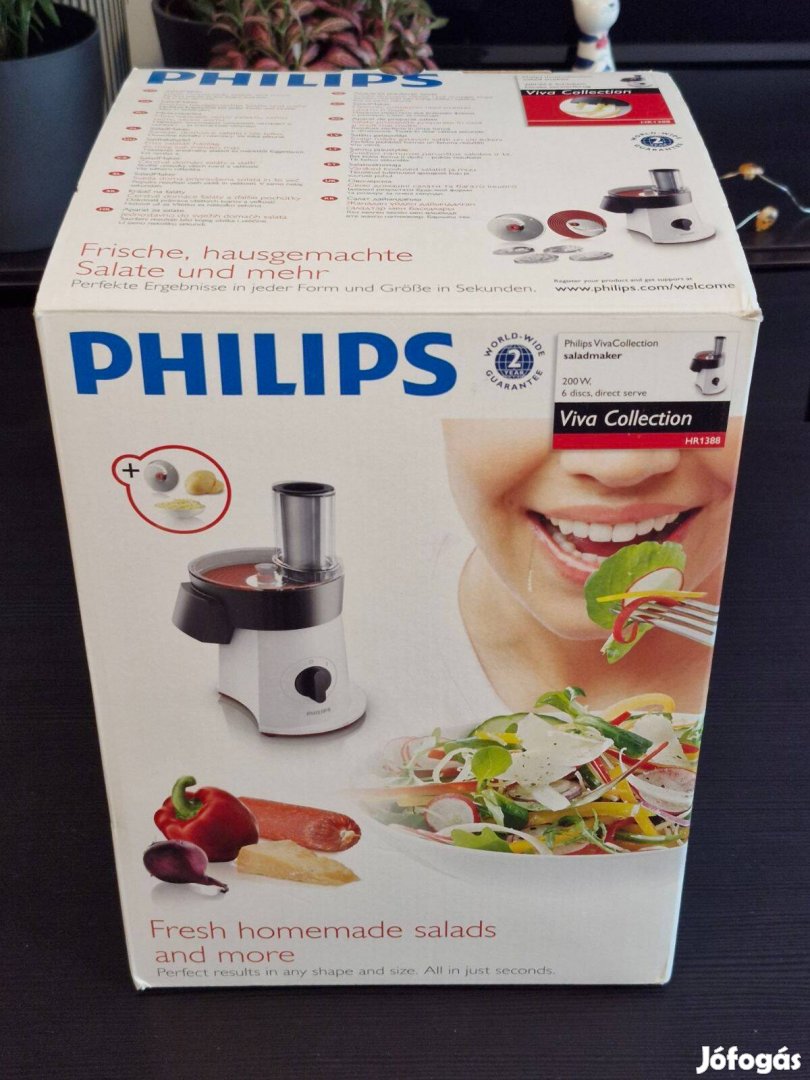 Philips Viva Collection zöldség szeletelő saláta készítő