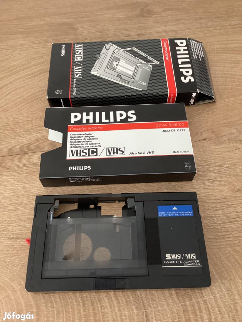 Philips adapter kazettákkal