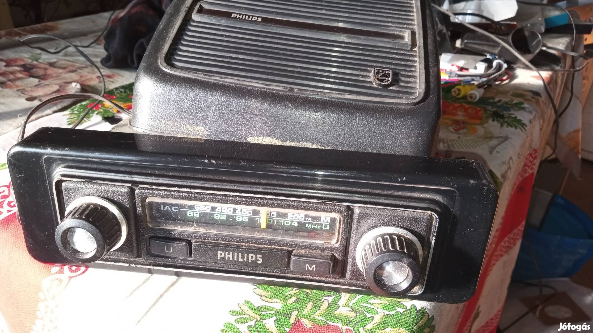 Philips autórádió 1975-ből 