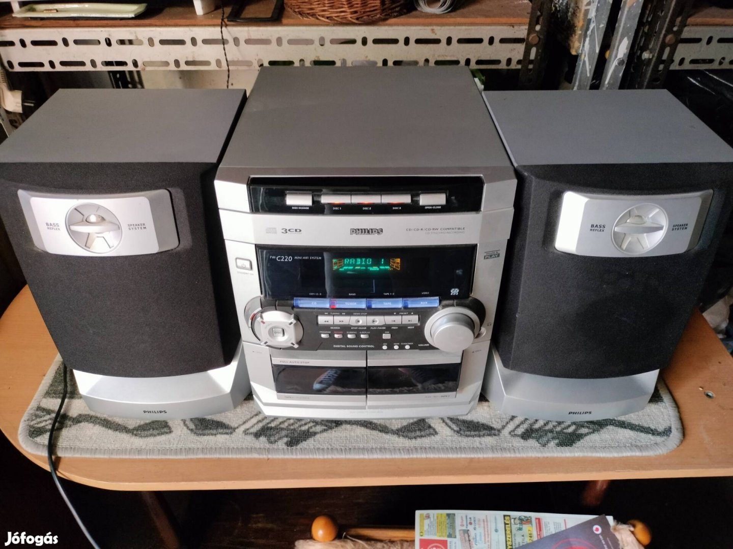 Philips aux es hifi torony