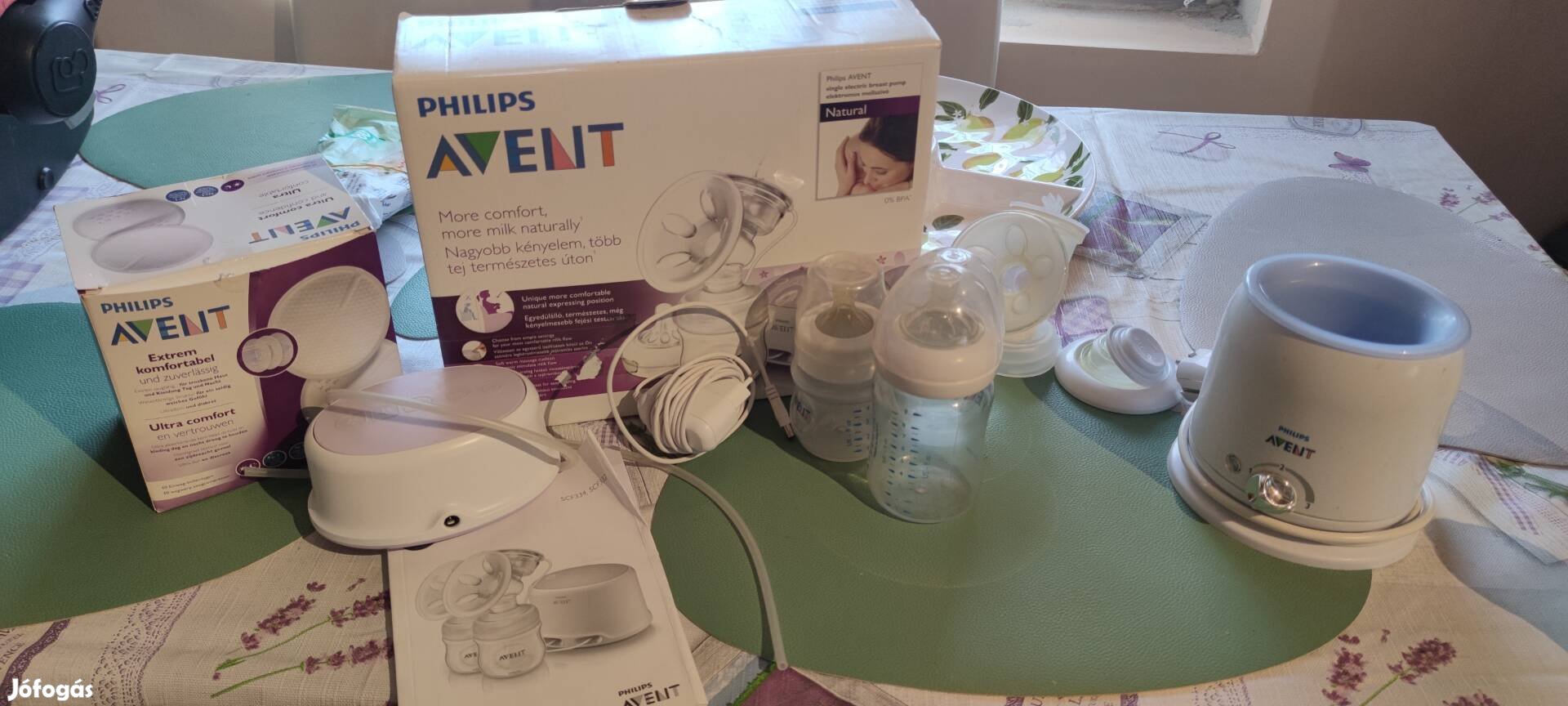 Philips avent cumisüveg melegítő,melltartó betét és egyéb kiegeszitők 