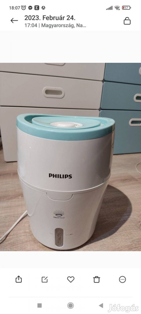 Philips avent unlltrahangos párásító