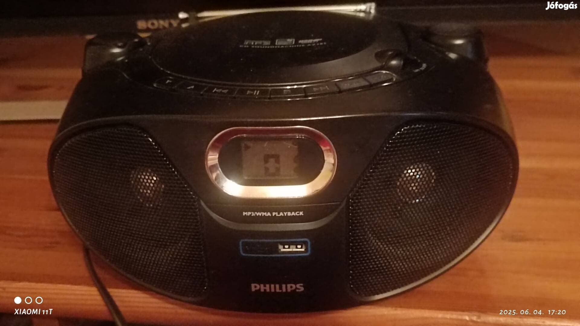 Philips az 385 /12 cd, usb, rádió. Abszolút újszerű hibátlan. Posta 