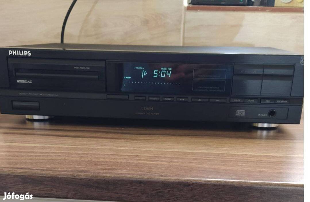 Philips cd604,TDA 1543 twin dac, cdm4/19 lézer