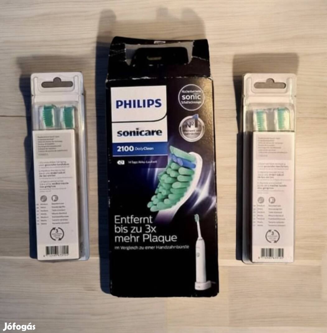 Philips elektromos fogkefe 2db. vadonatúj pótfejjel