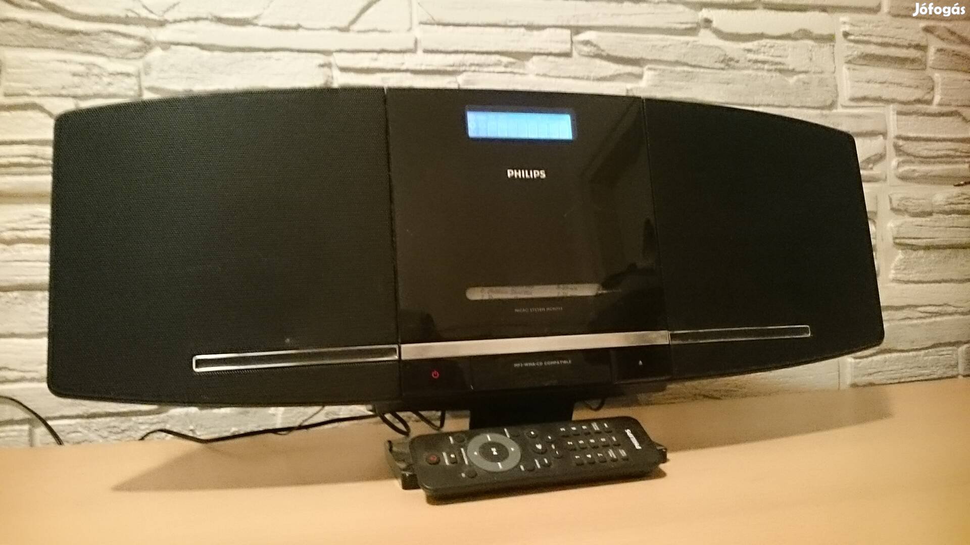 Philips hifi, erősítő, USB, CD lejátszó, rádió, AUX + távirányító 