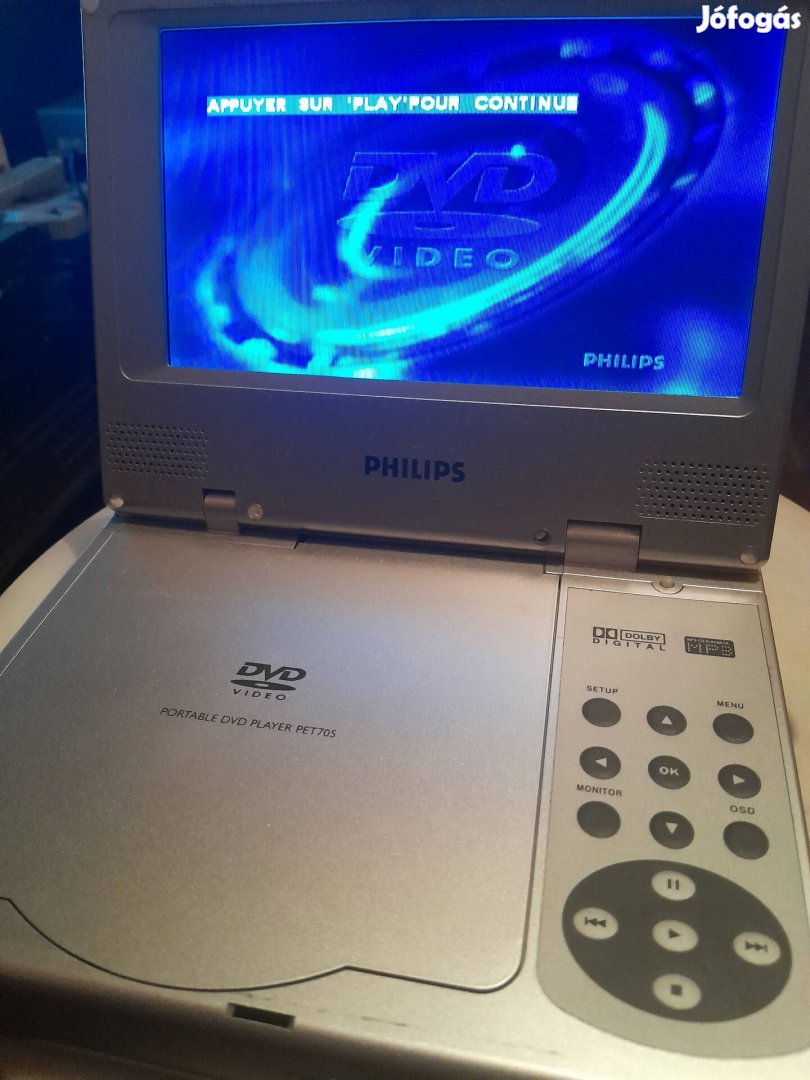 Philips hordozható DVD lejátszó 