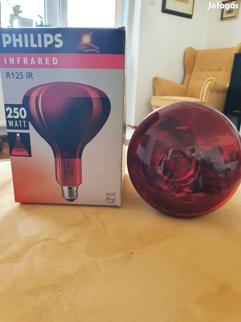 Philips infra ízzó, 250 watt, dobozában 