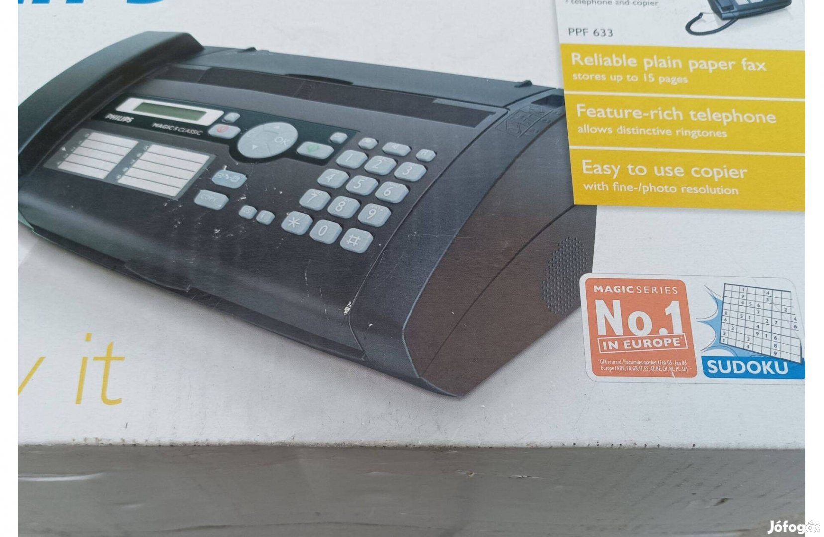 Philips klasszic tel.,fax, nyomtató egyben(szinte új) 9000 Ft XVII