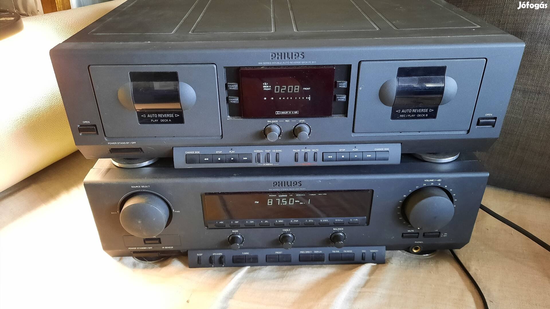 Philips magnó és rádiós erősítő Fr-910, Fc-910.