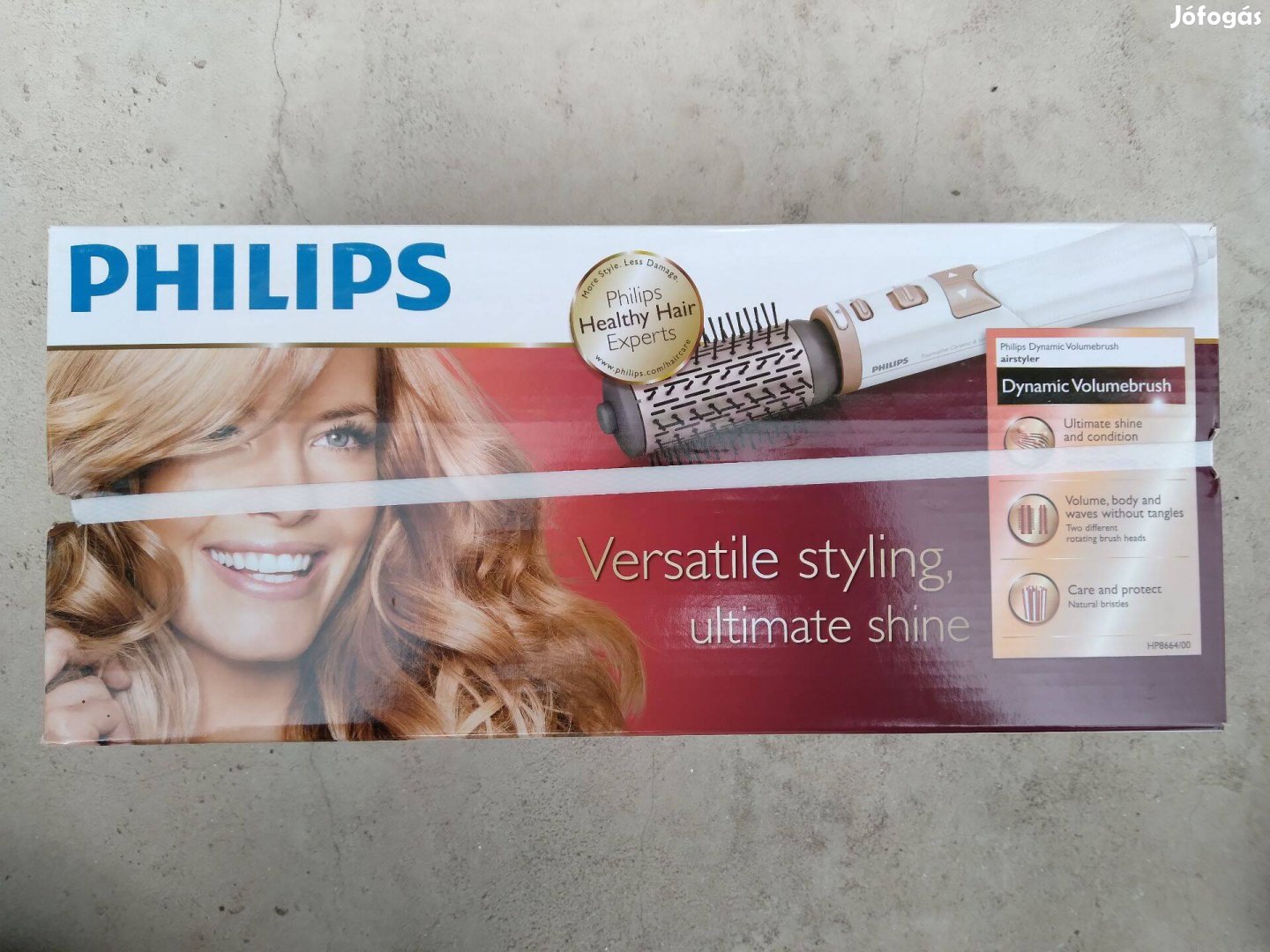 Philips meleg levegős hajformázó kefe