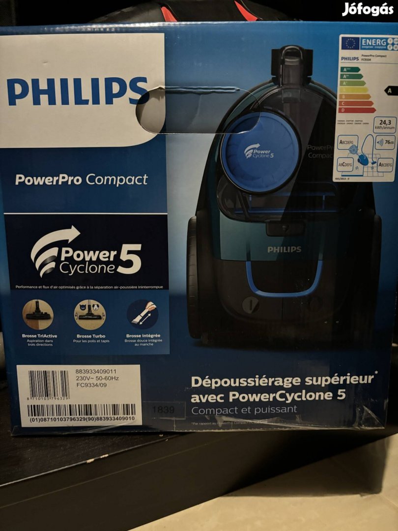 Philips porzsák nélküli porszívó