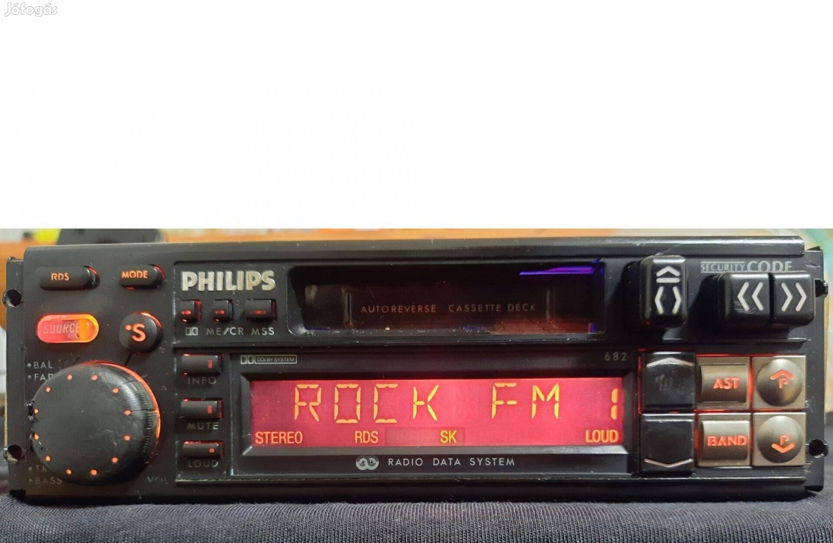 Philips retro autórádió