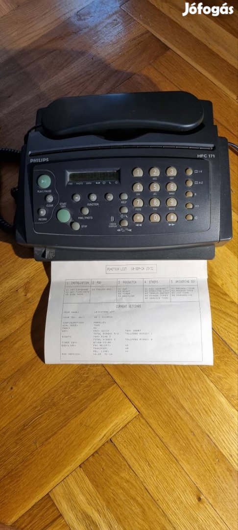 Philips telefon, fax 