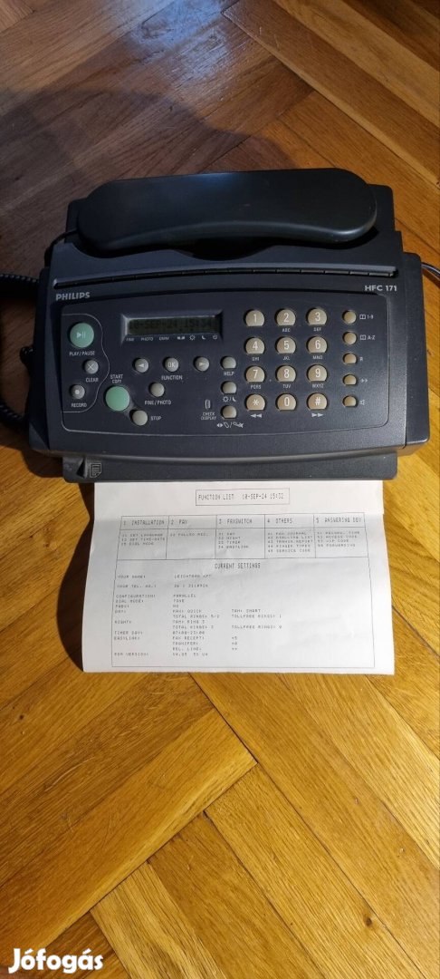 Philips telefon, fax 