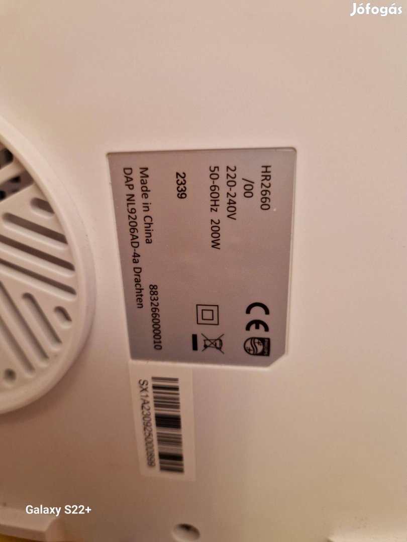 Philips tésztagép uj HR2660/00