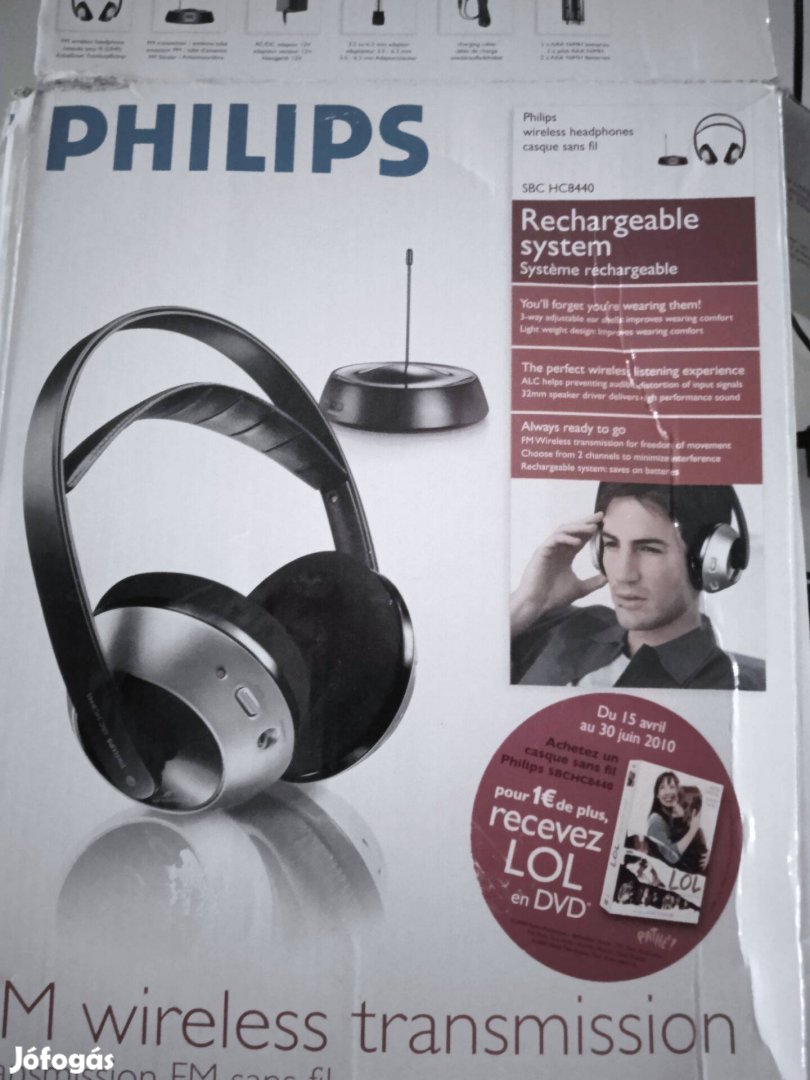 Philips vezeték nélküli fejhalgató
