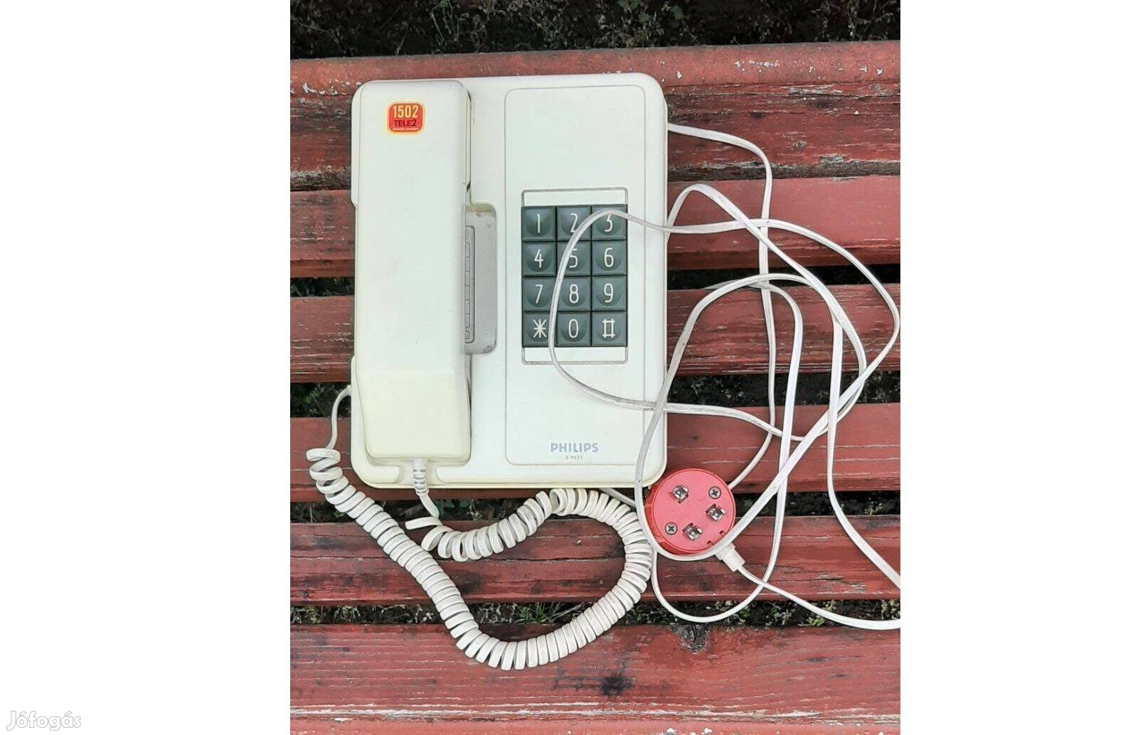 Philips vezetékes asztali nyomógombos telefon