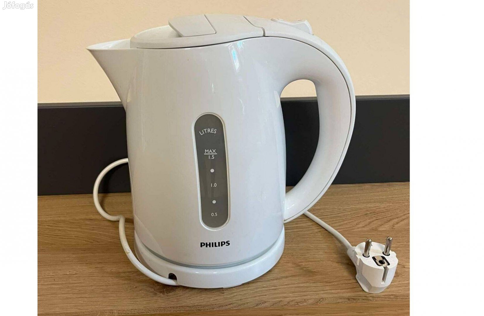 Philips vízforraló, 1,5 literes kapacitás, 1400 W