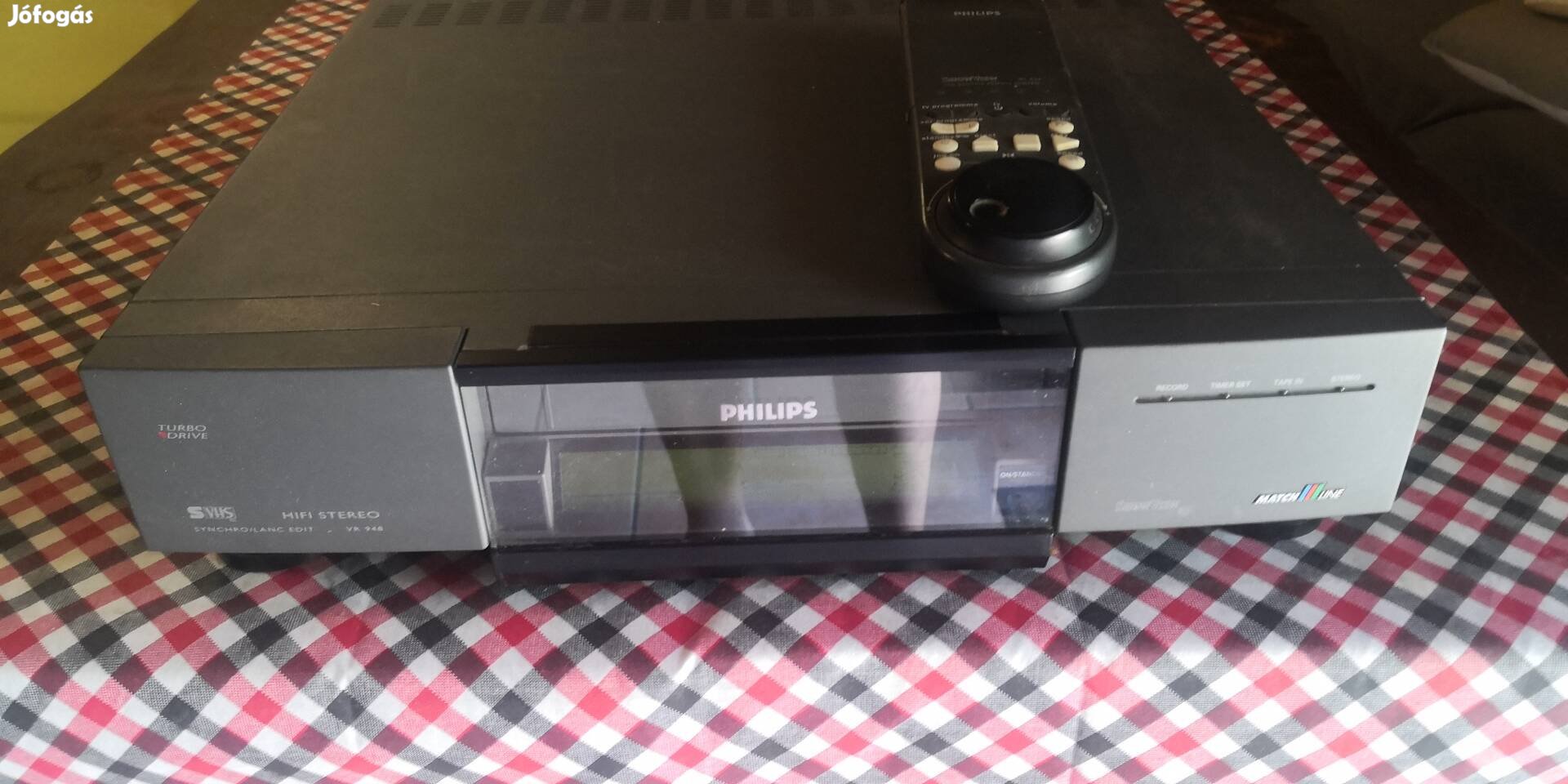 Philips vr-48 S-VHS videómagnó